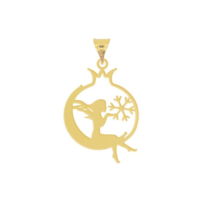 آویزطلا دخترزمستان